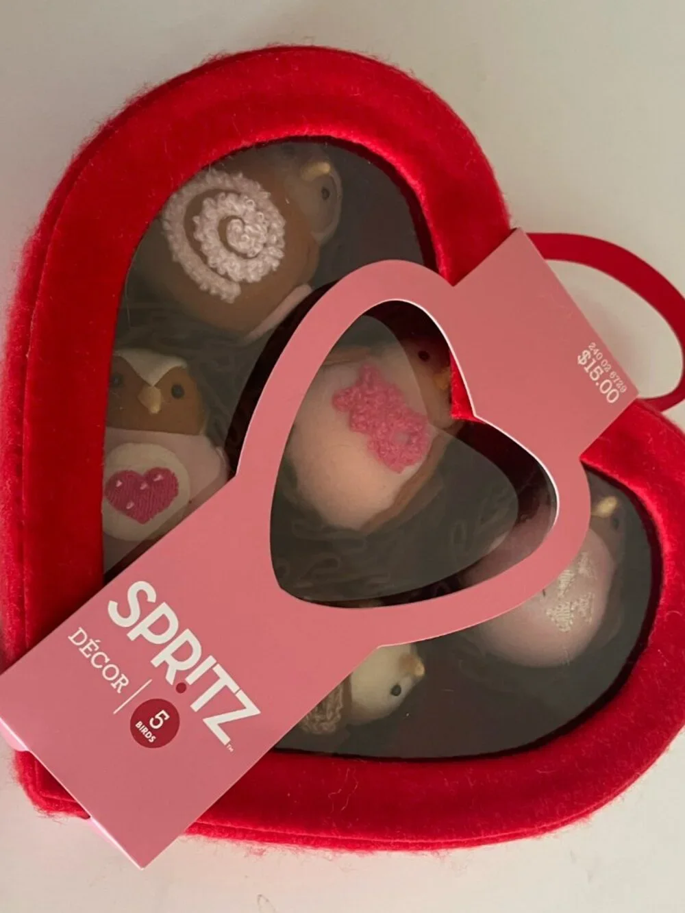 Target Spritz Featherly Friends Valentine Birds Lot